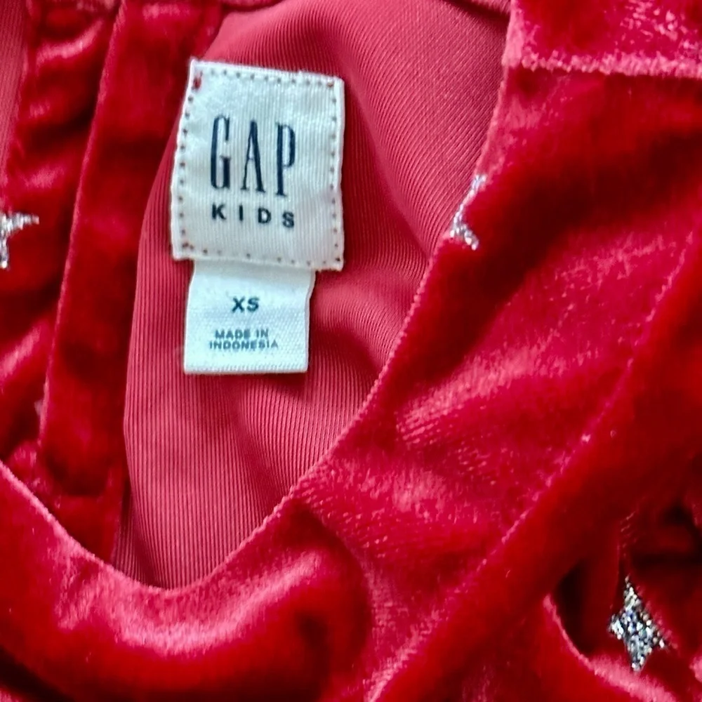 Gap Red velvet Christmas dress in XS
